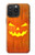 W3828 Pumpkin Halloween Hülle Schutzhülle Taschen und Leder Flip für iPhone 15 Pro Max