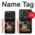 W3852 Steampunk Skull Hülle Schutzhülle Taschen und Leder Flip für iPhone 15 Pro Max