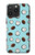 W3860 Coconut Dot Pattern Hülle Schutzhülle Taschen und Leder Flip für iPhone 15 Pro Max