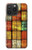 W3861 Colorful Container Block Hülle Schutzhülle Taschen und Leder Flip für iPhone 15 Pro Max