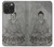 W3873 Buddha Line Art Hülle Schutzhülle Taschen und Leder Flip für iPhone 15 Pro Max