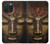 W3874 Buddha Face Ohm Symbol Hülle Schutzhülle Taschen und Leder Flip für iPhone 15 Pro Max