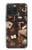 W3877 Dark Academia Hülle Schutzhülle Taschen und Leder Flip für iPhone 15 Pro Max