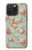 W3910 Vintage Rose Hülle Schutzhülle Taschen und Leder Flip für iPhone 15 Pro Max