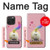 W3923 Cat Bottom Rainbow Tail Hülle Schutzhülle Taschen und Leder Flip für iPhone 15 Pro Max