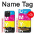 W3930 Cyan Magenta Yellow Key Hülle Schutzhülle Taschen und Leder Flip für iPhone 15 Pro Max