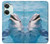 W1291 Dolphin Hülle Schutzhülle Taschen und Leder Flip für OnePlus Nord 3
