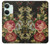 W3013 Vintage Antique Roses Hülle Schutzhülle Taschen und Leder Flip für OnePlus Nord 3
