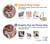 W3034 Colored Marble Texture Printed Hülle Schutzhülle Taschen und Leder Flip für OnePlus Nord 3