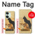 W3229 Vintage Cat Poster Hülle Schutzhülle Taschen und Leder Flip für OnePlus Nord 3