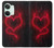 W3682 Devil Heart Hülle Schutzhülle Taschen und Leder Flip für OnePlus Nord 3