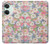 W3688 Floral Flower Art Pattern Hülle Schutzhülle Taschen und Leder Flip für OnePlus Nord 3