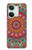 W3694 Hippie Art Pattern Hülle Schutzhülle Taschen und Leder Flip für OnePlus Nord 3
