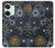 W3702 Moon and Sun Hülle Schutzhülle Taschen und Leder Flip für OnePlus Nord 3