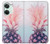 W3711 Pink Pineapple Hülle Schutzhülle Taschen und Leder Flip für OnePlus Nord 3