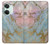 W3717 Rose Gold Blue Pastel Marble Graphic Printed Hülle Schutzhülle Taschen und Leder Flip für OnePlus Nord 3