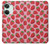 W3719 Strawberry Pattern Hülle Schutzhülle Taschen und Leder Flip für OnePlus Nord 3
