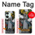 W3745 Tarot Card The Tower Hülle Schutzhülle Taschen und Leder Flip für OnePlus Nord 3
