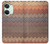 W3752 Zigzag Fabric Pattern Graphic Printed Hülle Schutzhülle Taschen und Leder Flip für OnePlus Nord 3