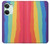 W3799 Cute Vertical Watercolor Rainbow Hülle Schutzhülle Taschen und Leder Flip für OnePlus Nord 3