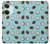 W3860 Coconut Dot Pattern Hülle Schutzhülle Taschen und Leder Flip für OnePlus Nord 3