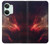 W3897 Red Nebula Space Hülle Schutzhülle Taschen und Leder Flip für OnePlus Nord 3