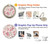 W3095 Vintage Rose Pattern Hülle Schutzhülle Taschen und Leder Flip für OnePlus Nord CE3