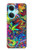 W3255 Colorful Art Pattern Hülle Schutzhülle Taschen und Leder Flip für OnePlus Nord CE3