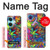 W3255 Colorful Art Pattern Hülle Schutzhülle Taschen und Leder Flip für OnePlus Nord CE3