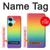 W3698 LGBT Gradient Pride Flag Hülle Schutzhülle Taschen und Leder Flip für OnePlus Nord CE3