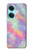 W3706 Pastel Rainbow Galaxy Pink Sky Hülle Schutzhülle Taschen und Leder Flip für OnePlus Nord CE3