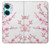 W3707 Pink Cherry Blossom Spring Flower Hülle Schutzhülle Taschen und Leder Flip für OnePlus Nord CE3