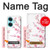 W3707 Pink Cherry Blossom Spring Flower Hülle Schutzhülle Taschen und Leder Flip für OnePlus Nord CE3