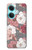 W3716 Rose Floral Pattern Hülle Schutzhülle Taschen und Leder Flip für OnePlus Nord CE3