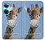 W3806 Funny Giraffe Hülle Schutzhülle Taschen und Leder Flip für OnePlus Nord CE3