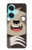 W3855 Sloth Face Cartoon Hülle Schutzhülle Taschen und Leder Flip für OnePlus Nord CE3