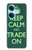 W3862 Keep Calm and Trade On Hülle Schutzhülle Taschen und Leder Flip für OnePlus Nord CE3