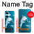 W3878 Dolphin Hülle Schutzhülle Taschen und Leder Flip für OnePlus Nord CE3