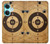 W3894 Paper Gun Shooting Target Hülle Schutzhülle Taschen und Leder Flip für OnePlus Nord CE3