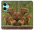 W3917 Capybara Family Giant Guinea Pig Hülle Schutzhülle Taschen und Leder Flip für OnePlus Nord CE3