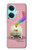 W3923 Cat Bottom Rainbow Tail Hülle Schutzhülle Taschen und Leder Flip für OnePlus Nord CE3