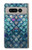 W3809 Mermaid Fish Scale Hülle Schutzhülle Taschen und Leder Flip für Google Pixel Fold