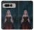 W3847 Lilith Devil Bride Gothic Girl Skull Grim Reaper Hülle Schutzhülle Taschen und Leder Flip für Google Pixel Fold