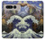 W3851 World of Art Van Gogh Hokusai Da Vinci Hülle Schutzhülle Taschen und Leder Flip für Google Pixel Fold