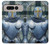 W3864 Medieval Templar Heavy Armor Knight Hülle Schutzhülle Taschen und Leder Flip für Google Pixel Fold