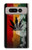 W3890 Reggae Rasta Flag Smoke Hülle Schutzhülle Taschen und Leder Flip für Google Pixel Fold