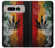 W3890 Reggae Rasta Flag Smoke Hülle Schutzhülle Taschen und Leder Flip für Google Pixel Fold