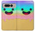 W3939 Ice Cream Cute Smile Hülle Schutzhülle Taschen und Leder Flip für Google Pixel Fold