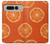 W3946 Seamless Orange Pattern Hülle Schutzhülle Taschen und Leder Flip für Google Pixel Fold