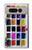 W3956 Watercolor Palette Box Graphic Hülle Schutzhülle Taschen und Leder Flip für Google Pixel Fold